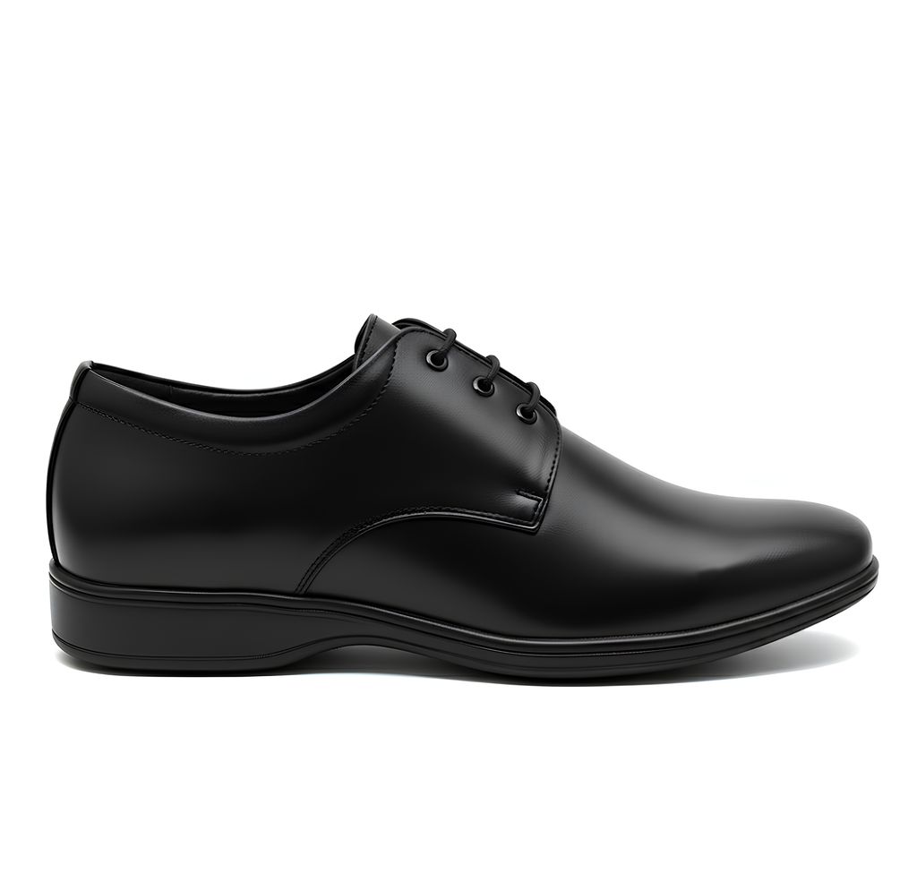 Latest Graceful Men Lace-ups Black Formal Shoe | Elegant Office, Party & Daily Wear | Stylish & Long-Lasting | Business Designer Formal Shoes for Men & Boys