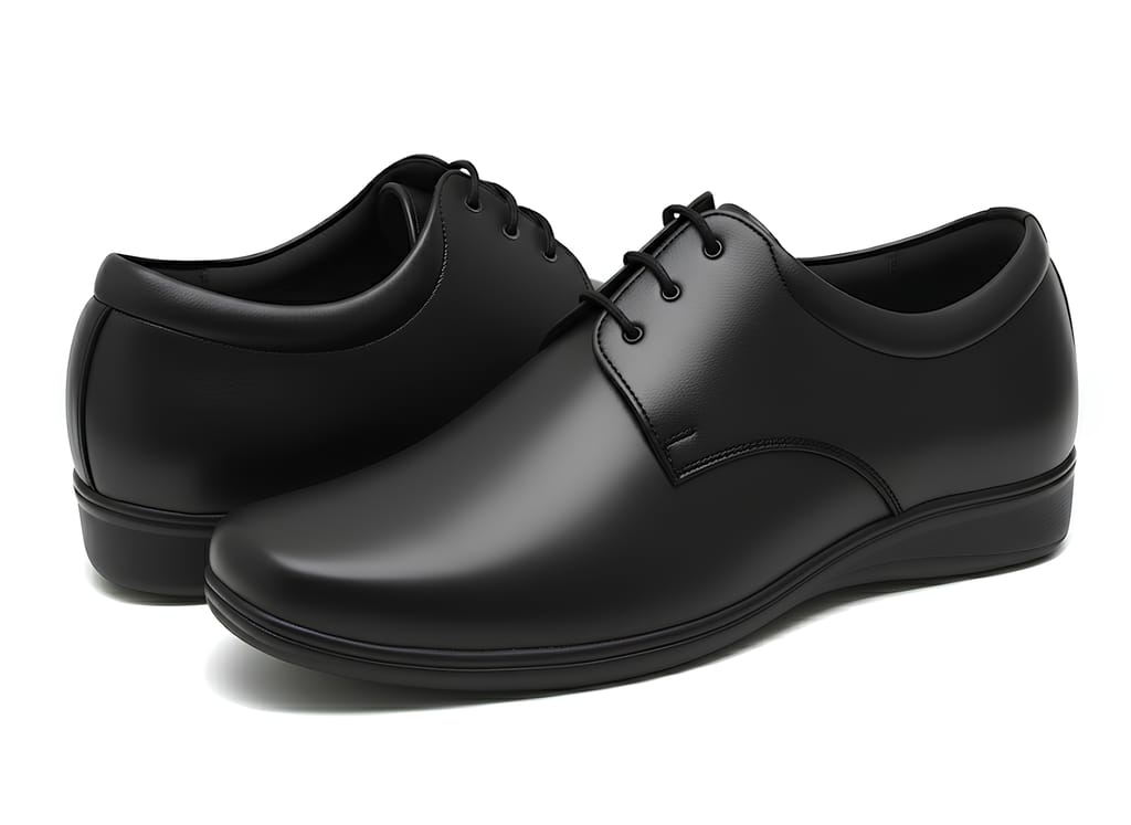 Latest Graceful Men Lace-ups Black Formal Shoe | Elegant Office, Party & Daily Wear | Stylish & Long-Lasting | Business Designer Formal Shoes for Men & Boys