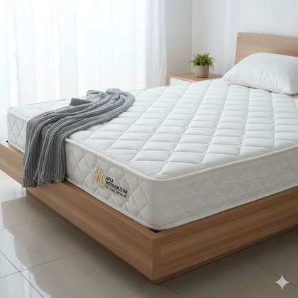 High-Density Foam Mattress (72X30X4 Inch), Orthopedic, Dual-Sided Firm Support & Quilted Anti-Microbial Fabric Cover,  Single Size