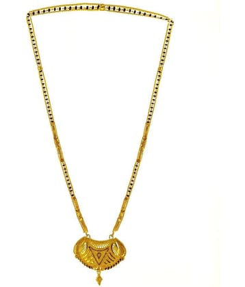 JIPPA - Golden Mangalsutra ( Pack of 1 )