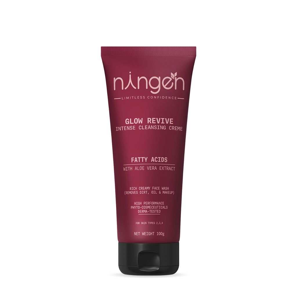 Ningen Glow Revive Intense Cleansing Crème | Skin Brightening & Oil Control Cleansing Cream