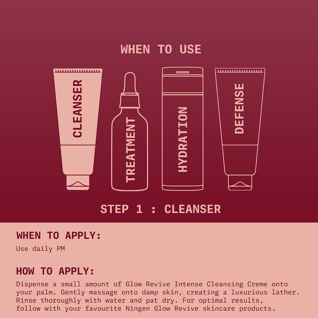 Ningen Glow Revive Intense Cleansing Crème | Skin Brightening & Oil Control Cleansing Cream