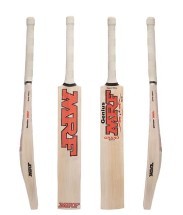 TEKNAXO | MRF Stickered  Lightweight English Willow Cricket Bat for Adults | Full Size | Power Hitting | Tournament-Ready | Season Ball Compatible
