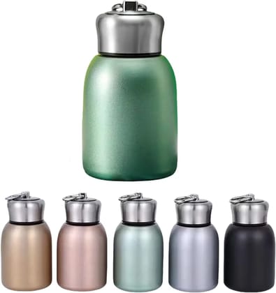 Blossom Multicolor Steel Flask ( 300 ml ) | Randomly Assorted