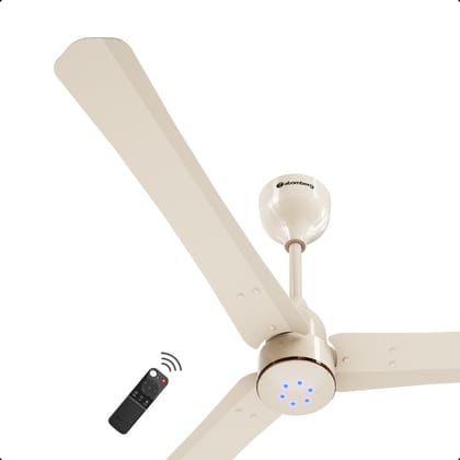 Atomberg Renesa Halo 1200 mm BLDC Ceiling Fan with Remote Control & LED Indicators | Seasand Ivory