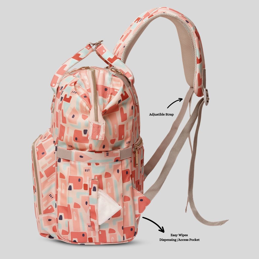 VISMIINTREND Diaper Backpack for Mother | Water Resistant | Anti Theft | Maternity Travel Backpack | Baby Shower Gift for | Girl | Boy