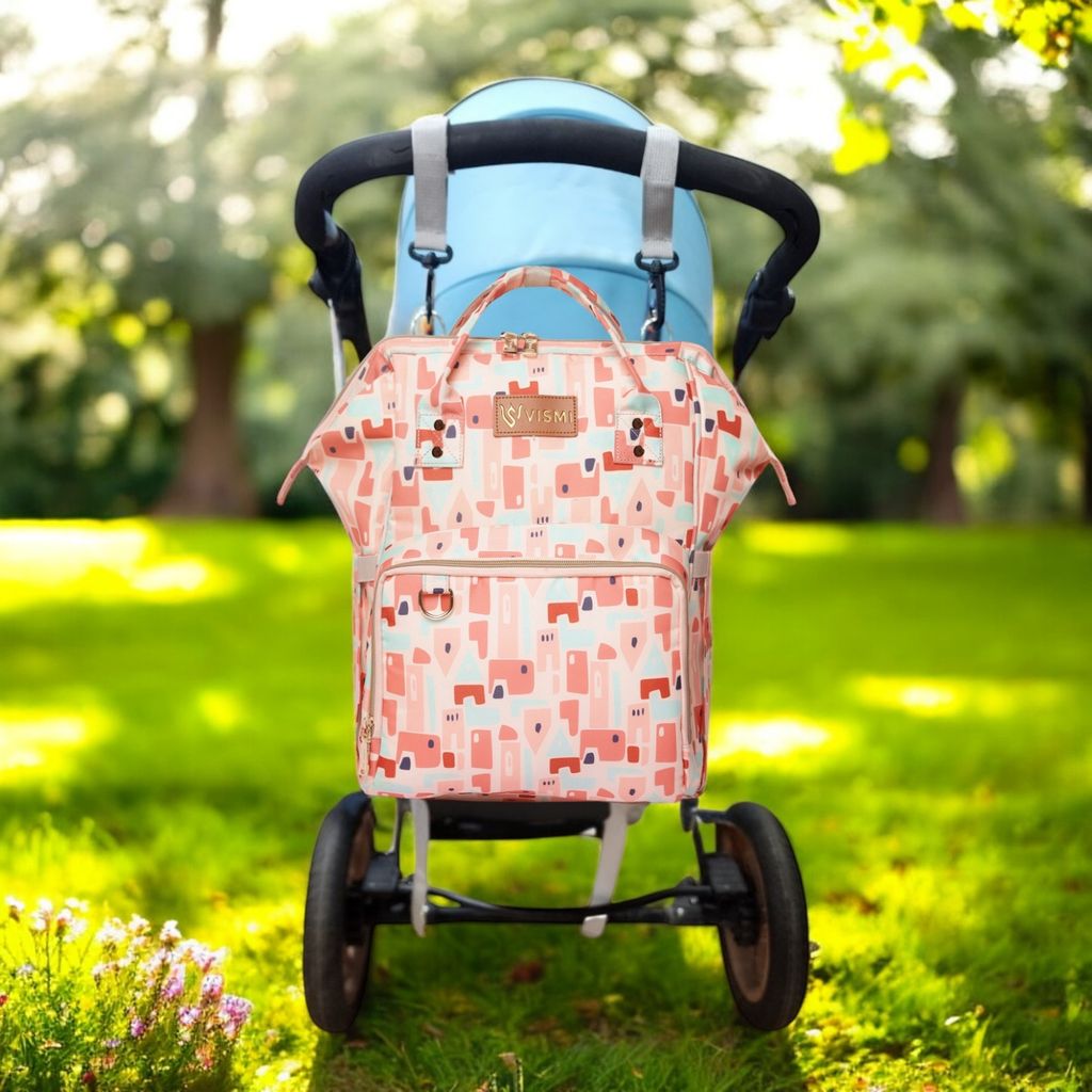 VISMIINTREND Diaper Backpack for Mother | Water Resistant | Anti Theft | Maternity Travel Backpack | Baby Shower Gift for | Girl | Boy