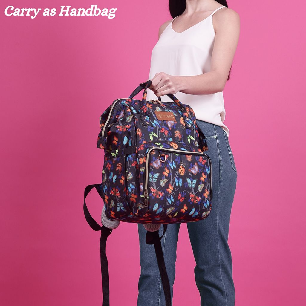 VISMIINTREND Diaper Backpack for Mother | Water Resistant | Anti Theft | Maternity Travel Backpack | Baby Shower Gift for | Girl | Boy