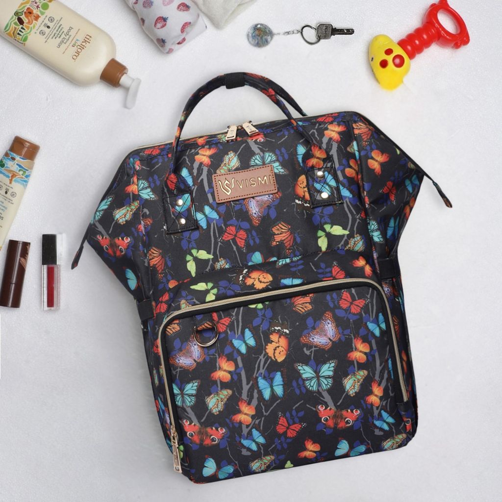 VISMIINTREND Diaper Backpack for Mother | Water Resistant | Anti Theft | Maternity Travel Backpack | Baby Shower Gift for | Girl | Boy