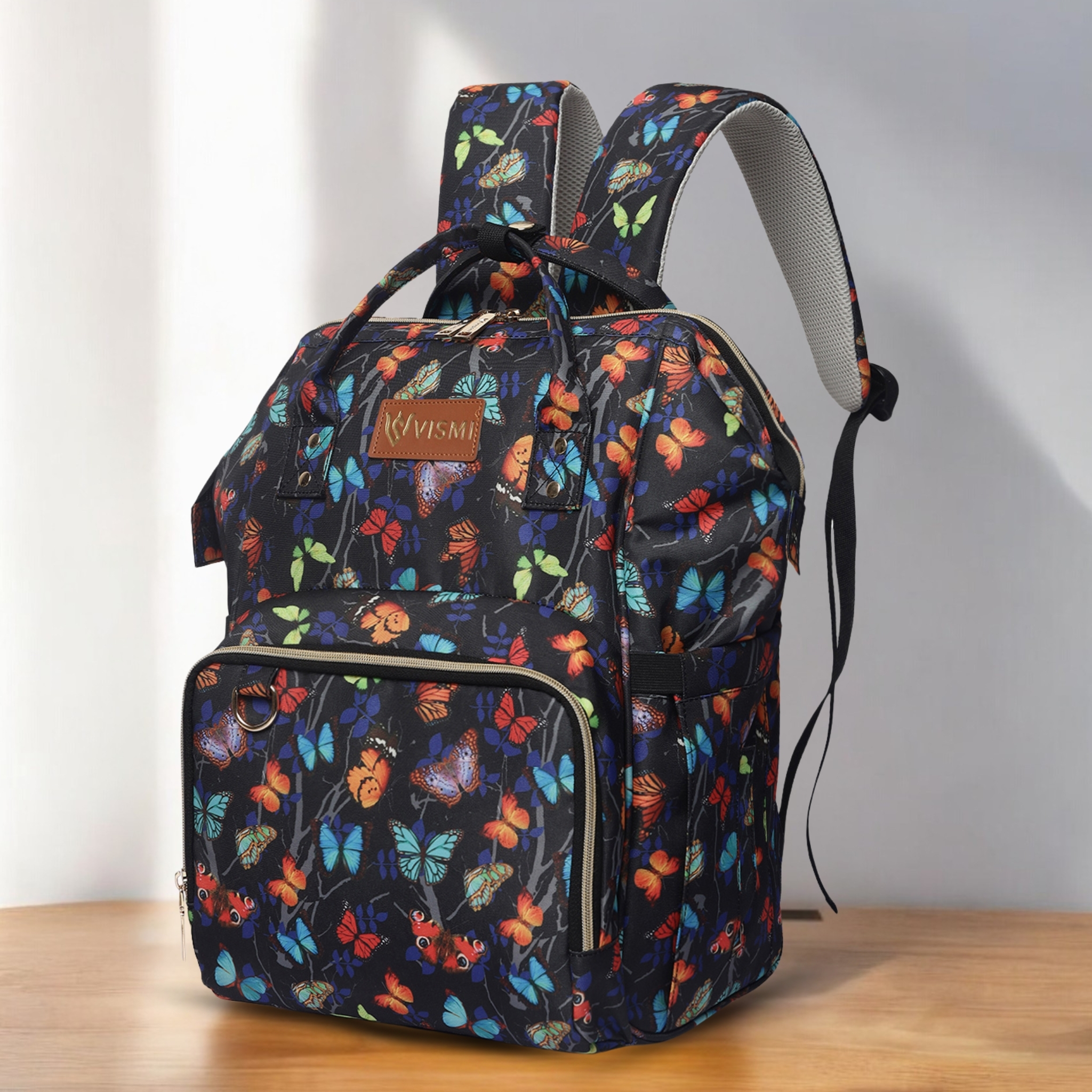 VISMIINTREND Diaper Backpack for Mother | Water Resistant | Anti Theft | Maternity Travel Backpack | Baby Shower Gift for | Girl | Boy