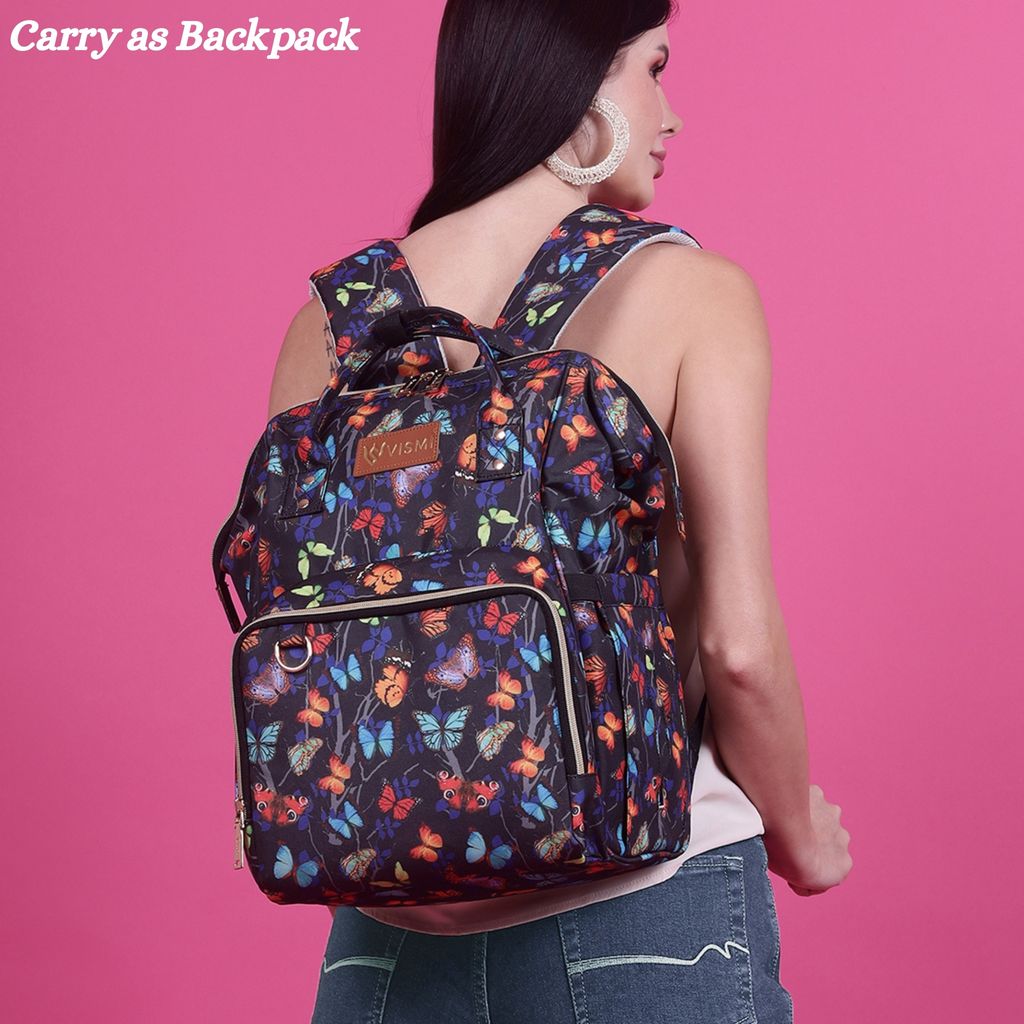 VISMIINTREND Diaper Backpack for Mother | Water Resistant | Anti Theft | Maternity Travel Backpack | Baby Shower Gift for | Girl | Boy