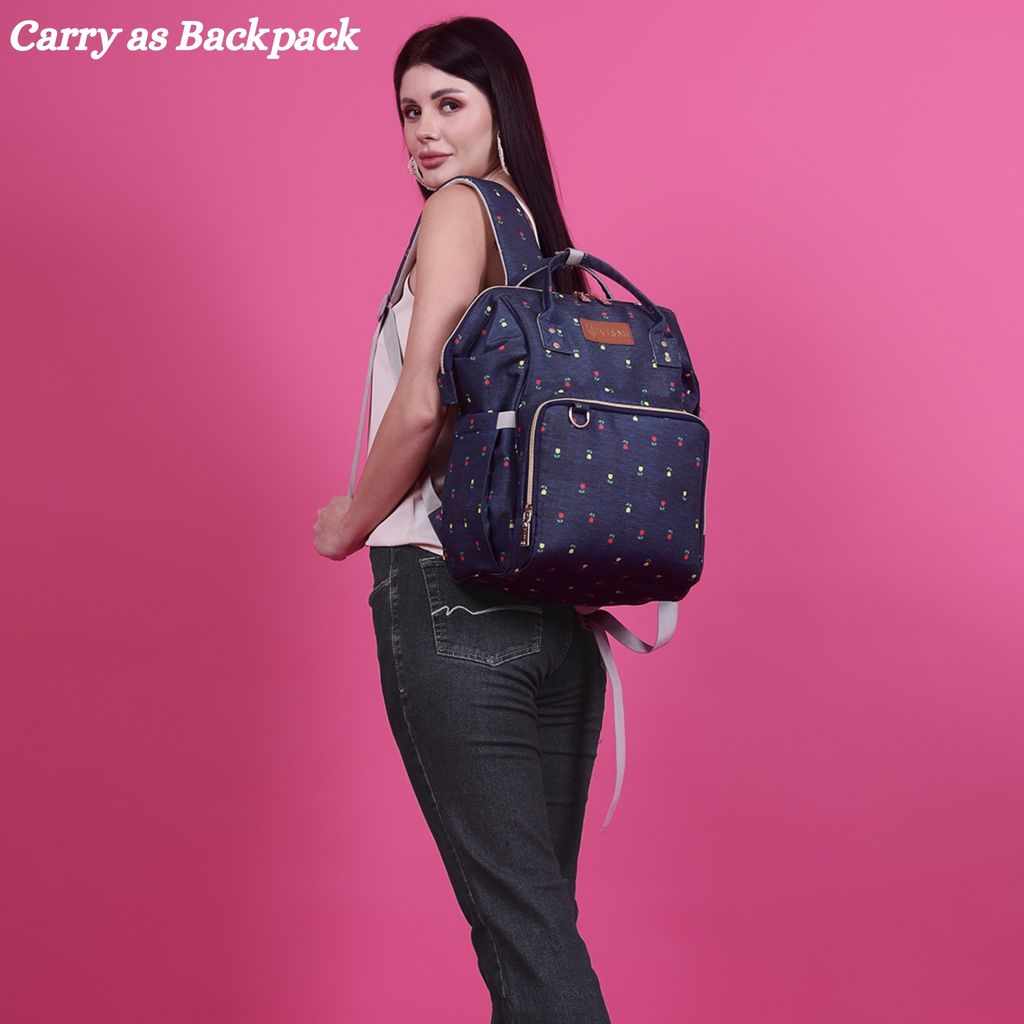 VISMIINTREND Diaper Backpack for Mother | Water Resistant | Anti Theft | Maternity Travel Backpack | Baby Shower Gift for | Girl | Boy