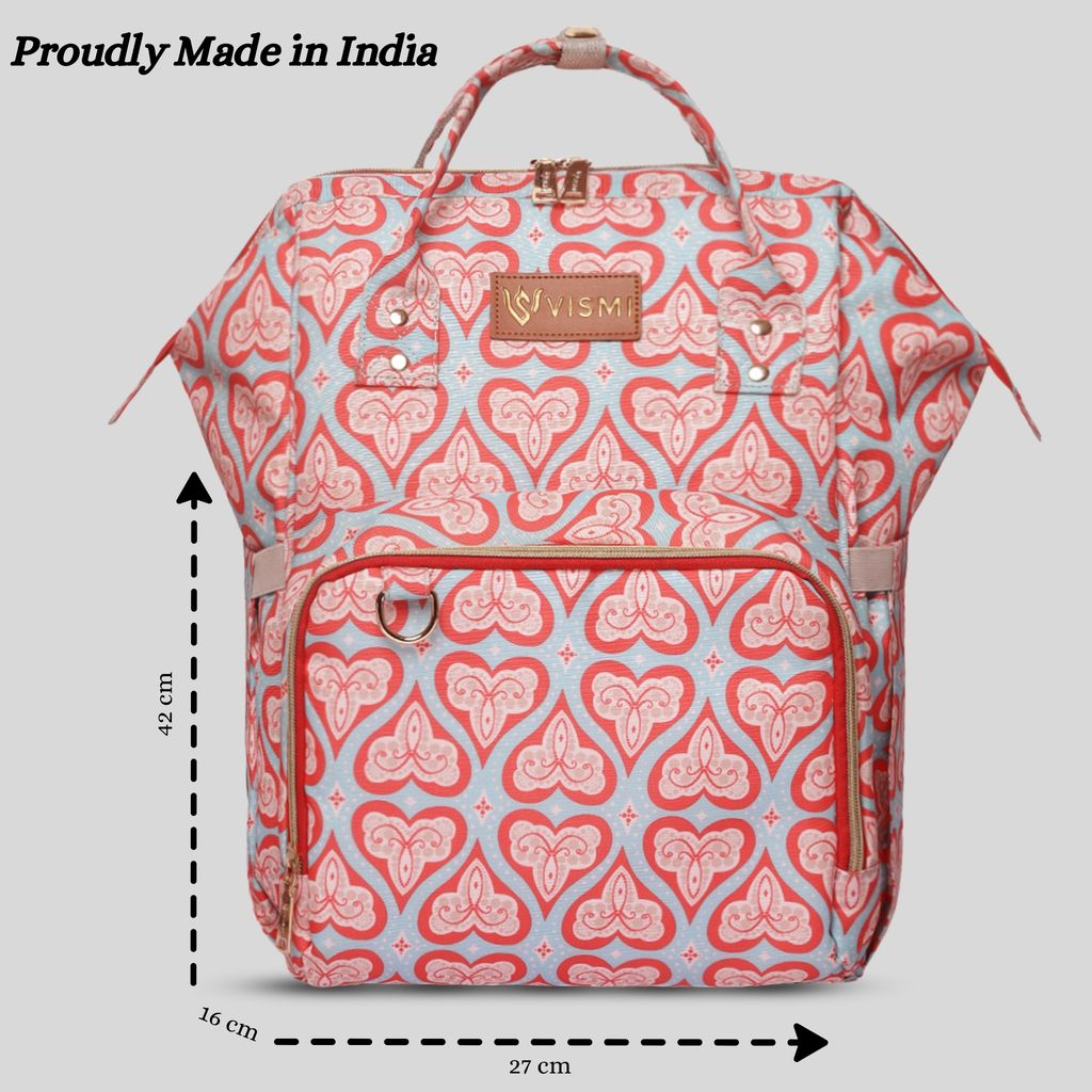 VISMIINTREND Diaper Backpack for Mother | Water Resistant | Anti Theft | Maternity Travel Backpack | Baby Shower Gift for | Girl | Boy
