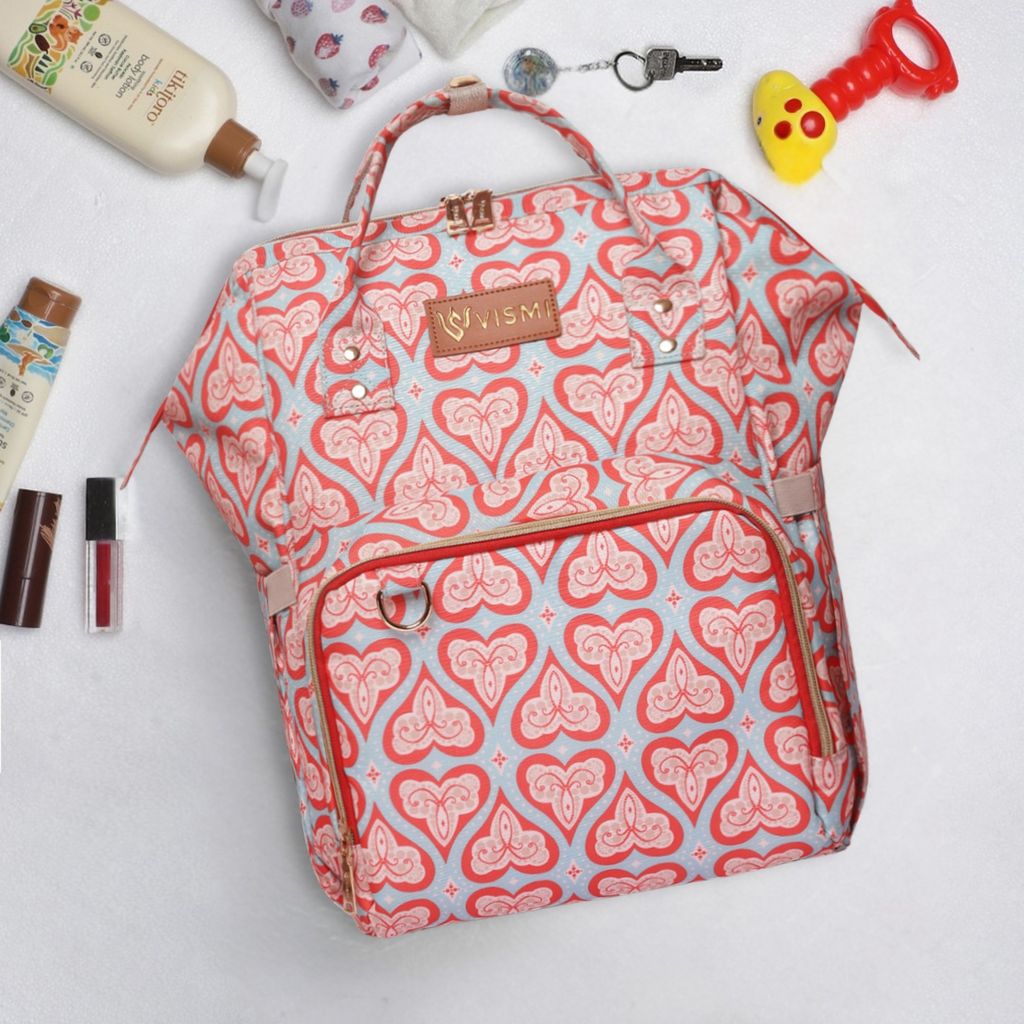 VISMIINTREND Diaper Backpack for Mother | Water Resistant | Anti Theft | Maternity Travel Backpack | Baby Shower Gift for | Girl | Boy