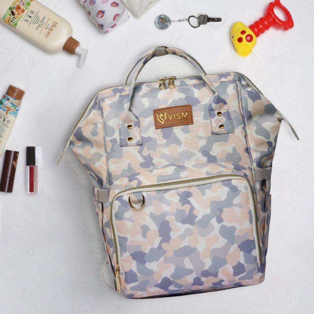 VISMIINTREND Diaper Backpack for Mother | Water Resistant | Anti Theft | Maternity Travel Backpack | Baby Shower Gift for | Girl | Boy