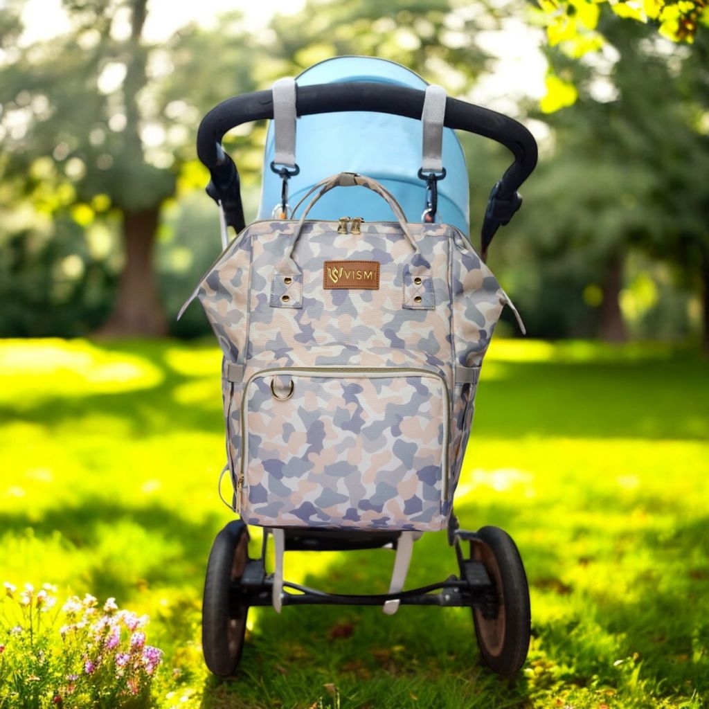 VISMIINTREND Diaper Backpack for Mother | Water Resistant | Anti Theft | Maternity Travel Backpack | Baby Shower Gift for | Girl | Boy