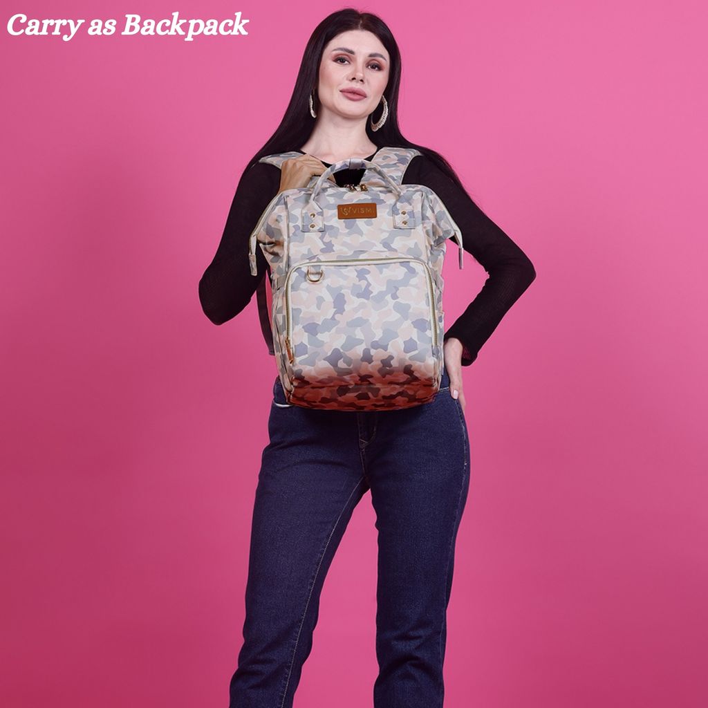 VISMIINTREND Diaper Backpack for Mother | Water Resistant | Anti Theft | Maternity Travel Backpack | Baby Shower Gift for | Girl | Boy
