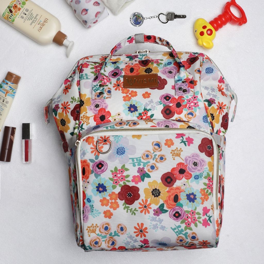 VISMIINTREND Diaper Backpack for Mother | Water Resistant | Anti Theft | Maternity Travel Backpack | Baby Shower Gift for | Girl | Boy