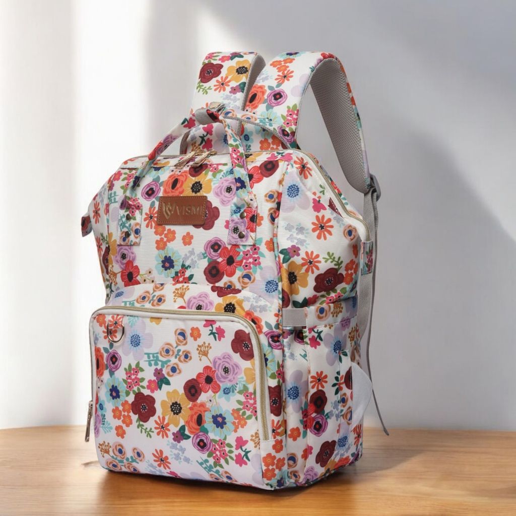 VISMIINTREND Diaper Backpack for Mother | Water Resistant | Anti Theft | Maternity Travel Backpack | Baby Shower Gift for | Girl | Boy