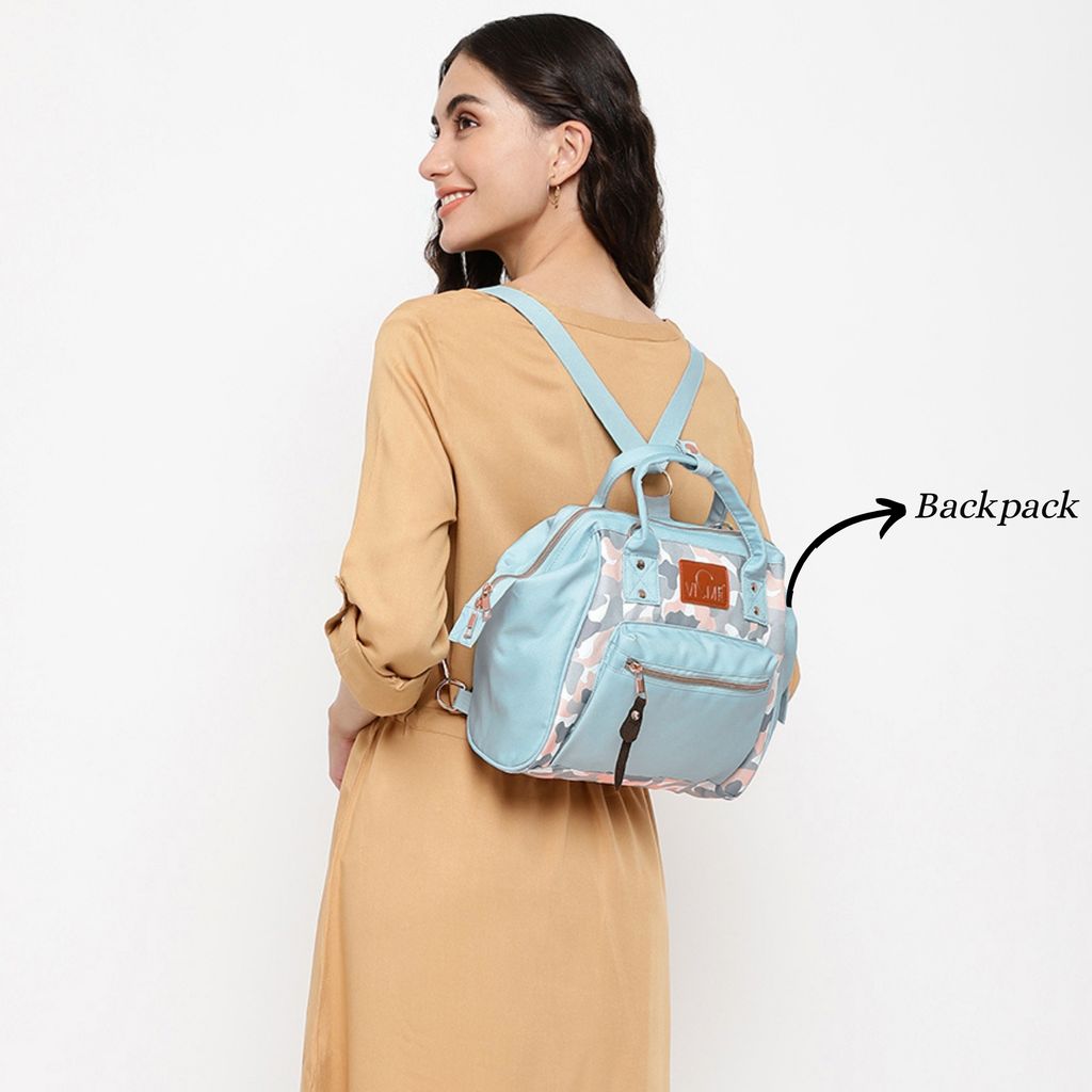 VISMIINTREND Diaper Bags for Mom | Travel Maternity Backpack Bags | Water Resistant | Premium Oxford Fabric | Gifts for Mom to Be | Baby Shower Gift