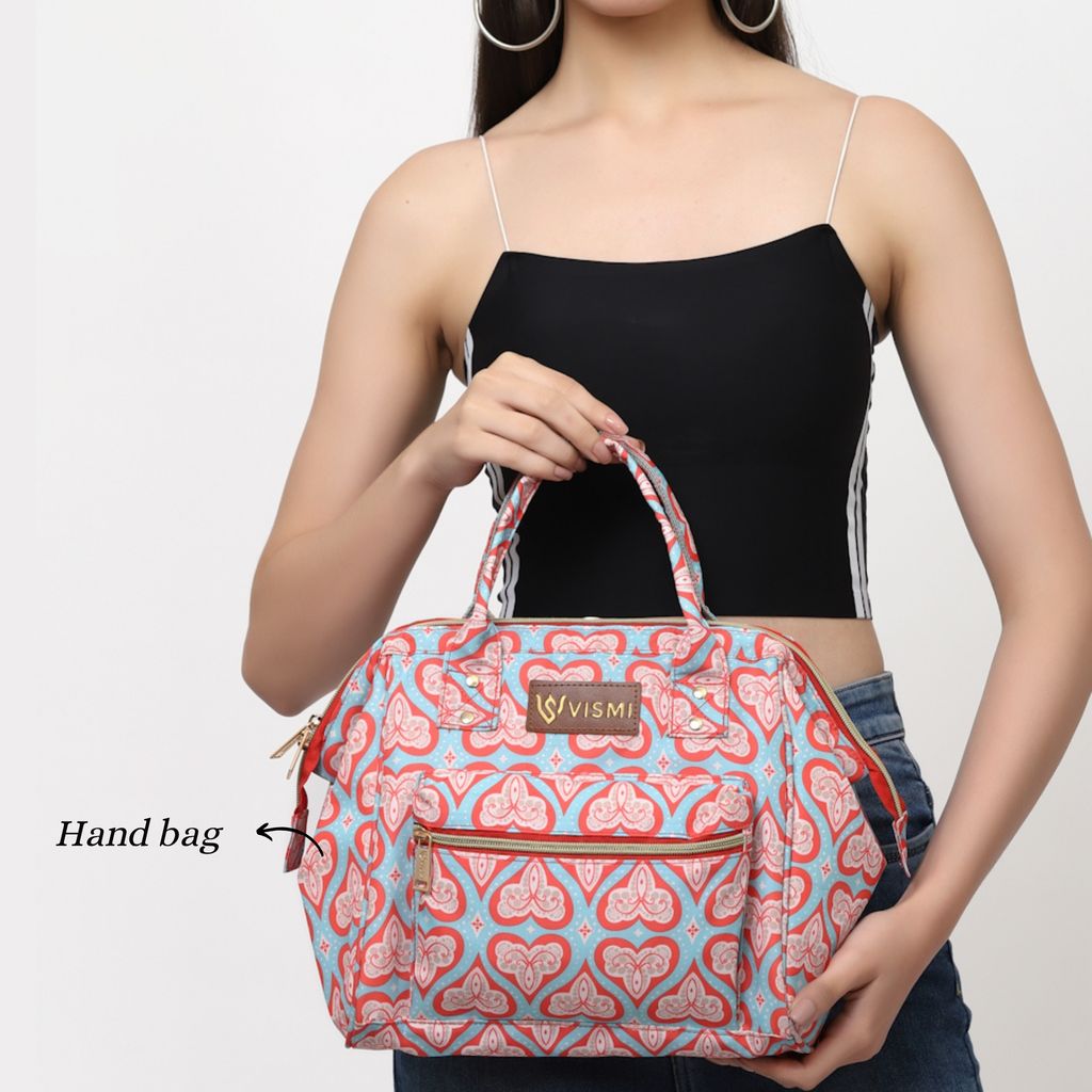 VISMIINTREND Diaper Bags for Mom | Travel Maternity Backpack Bags | Water Resistant | Premium Oxford Fabric | Gifts for Mom to Be | Baby Shower Gift