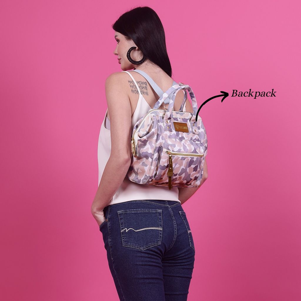 VISMIINTREND Diaper Bags for Mom | Travel Maternity Backpack Bags | Water Resistant | Premium Oxford Fabric | Gifts for Mom to Be | Baby Shower Gift