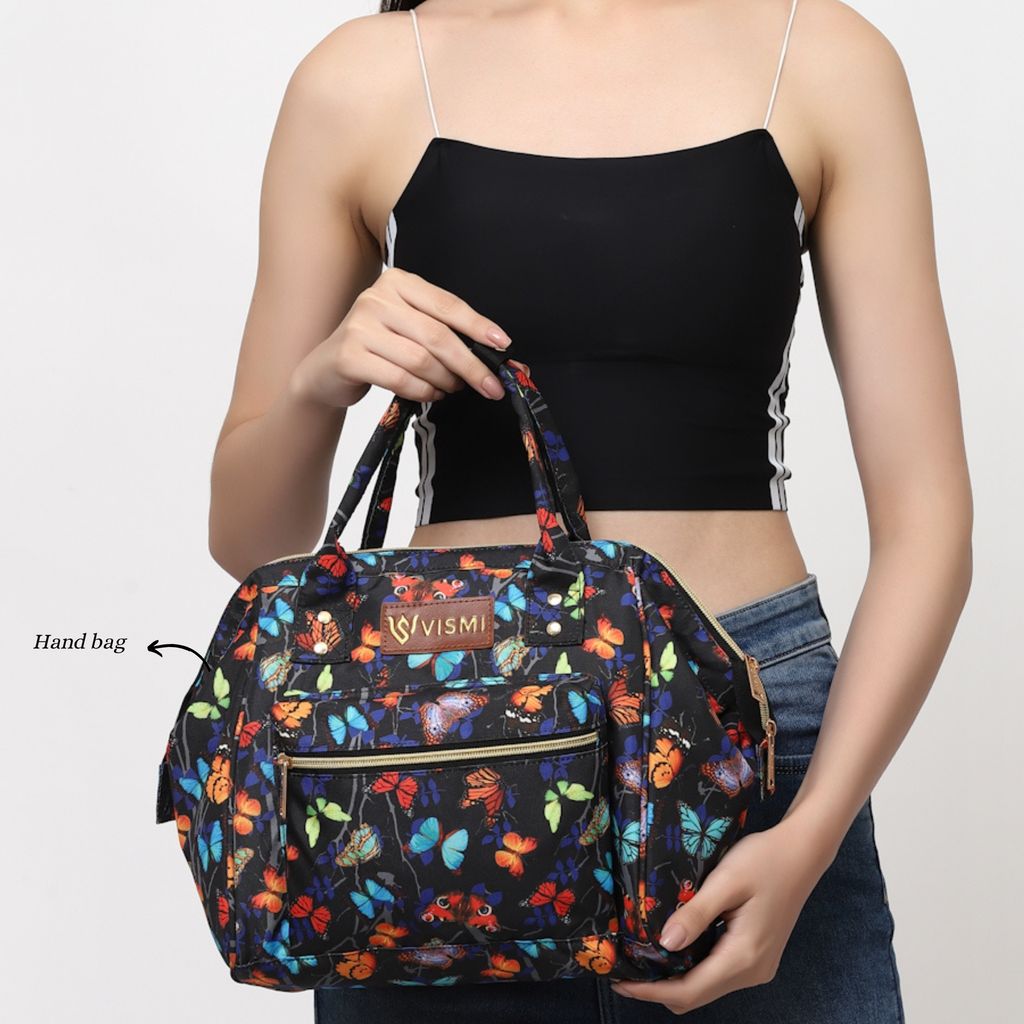 VISMIINTREND Diaper Bags for Mom | Travel Maternity Backpack Bags | Water Resistant | Premium Oxford Fabric | Gifts for Mom to Be | Baby Shower Gift