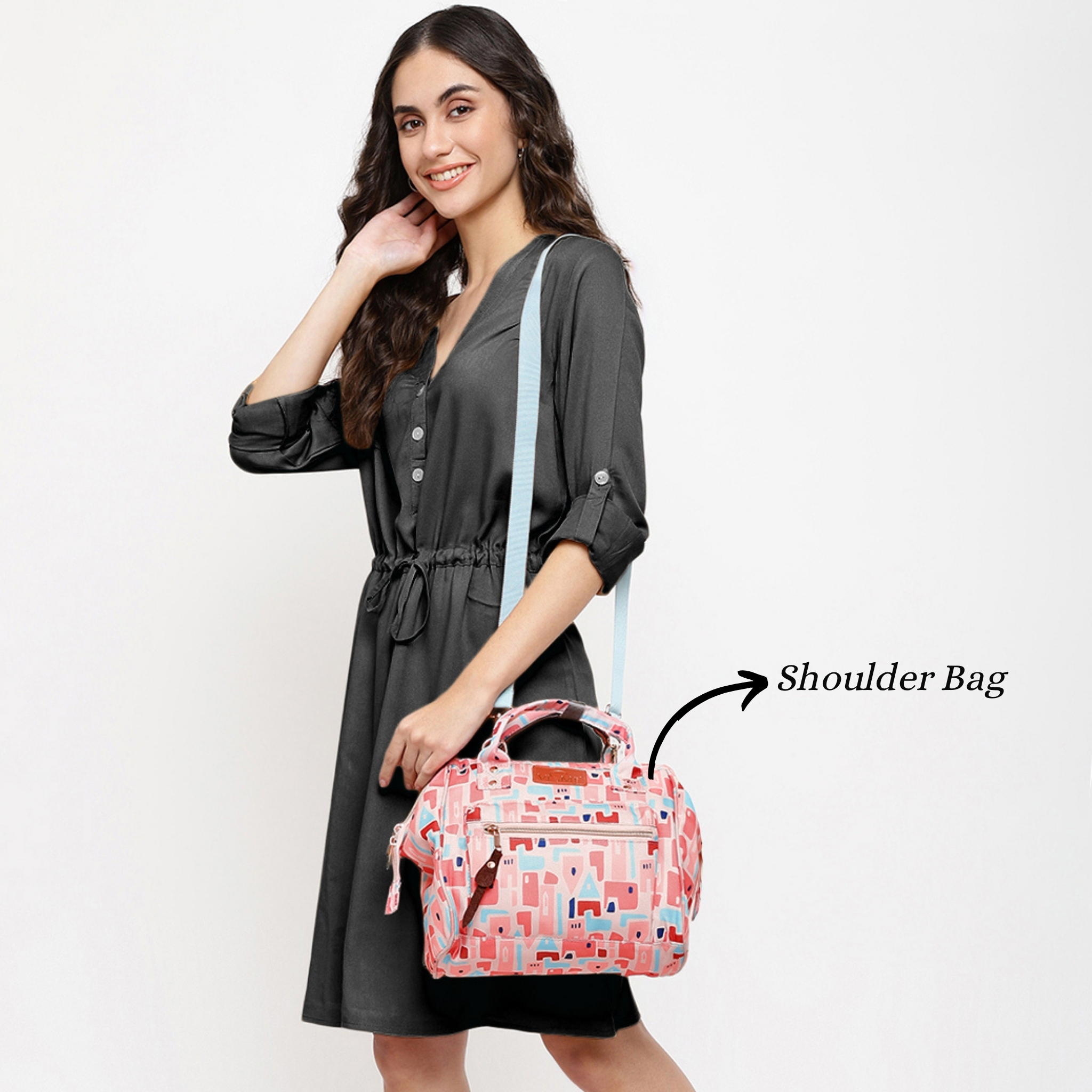 VISMIINTREND Diaper Bags for Mom | Travel Maternity Backpack Bags | Water Resistant | Premium Oxford Fabric | Gifts for Mom to Be | Baby Shower Gift