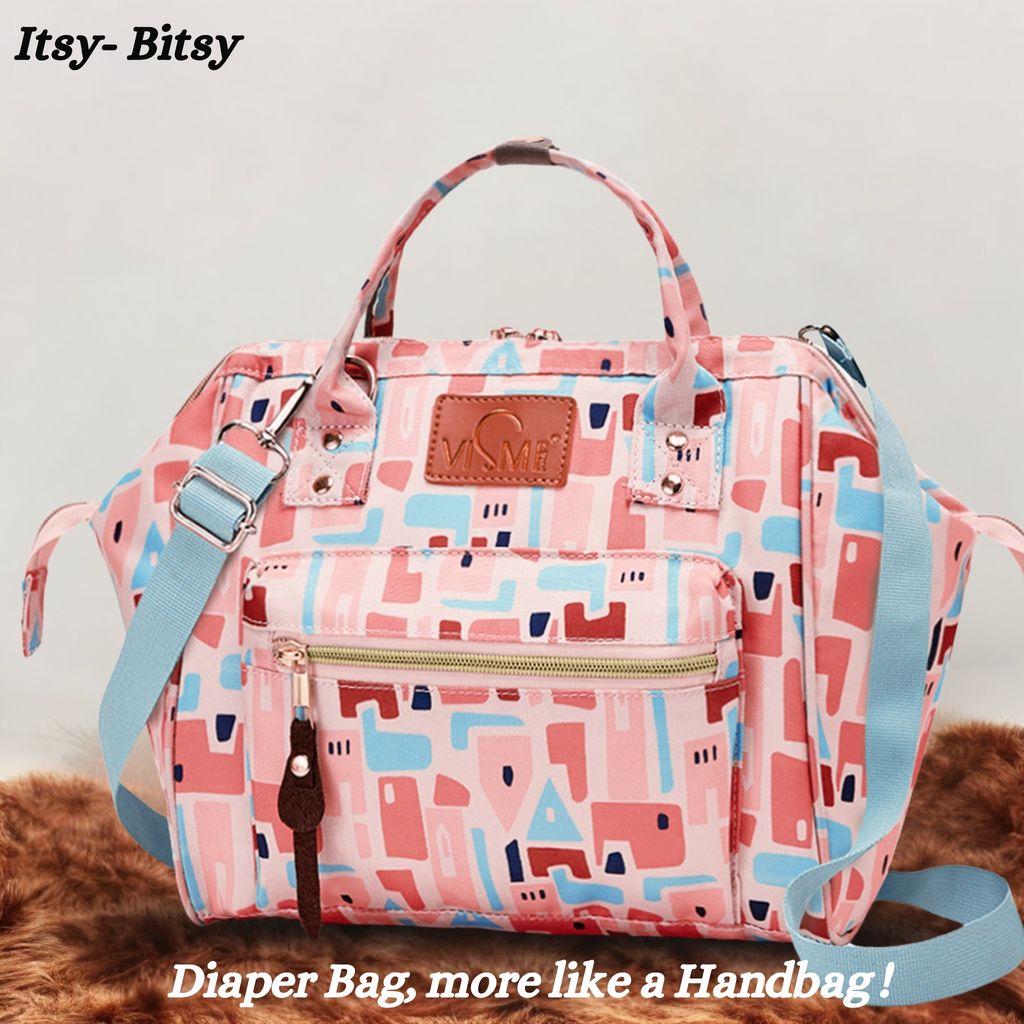 VISMIINTREND Diaper Bags for Mom | Travel Maternity Backpack Bags | Water Resistant | Premium Oxford Fabric | Gifts for Mom to Be | Baby Shower Gift