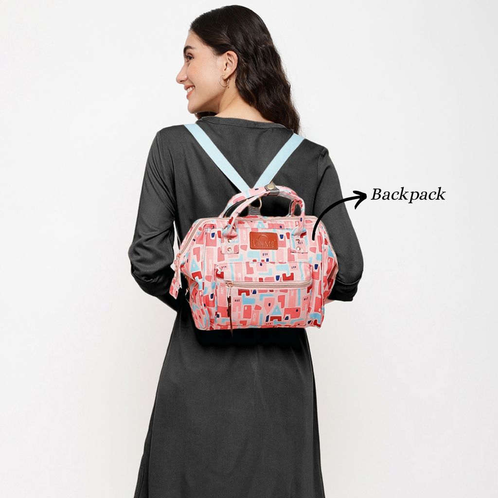 VISMIINTREND Diaper Bags for Mom | Travel Maternity Backpack Bags | Water Resistant | Premium Oxford Fabric | Gifts for Mom to Be | Baby Shower Gift