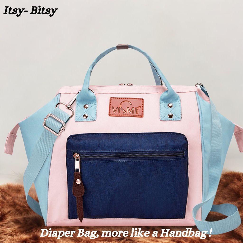 VISMIINTREND Diaper Bags for Mom | Travel Maternity Backpack Bags | Water Resistant | Premium Oxford Fabric | Gifts for Mom to Be | Baby Shower Gift