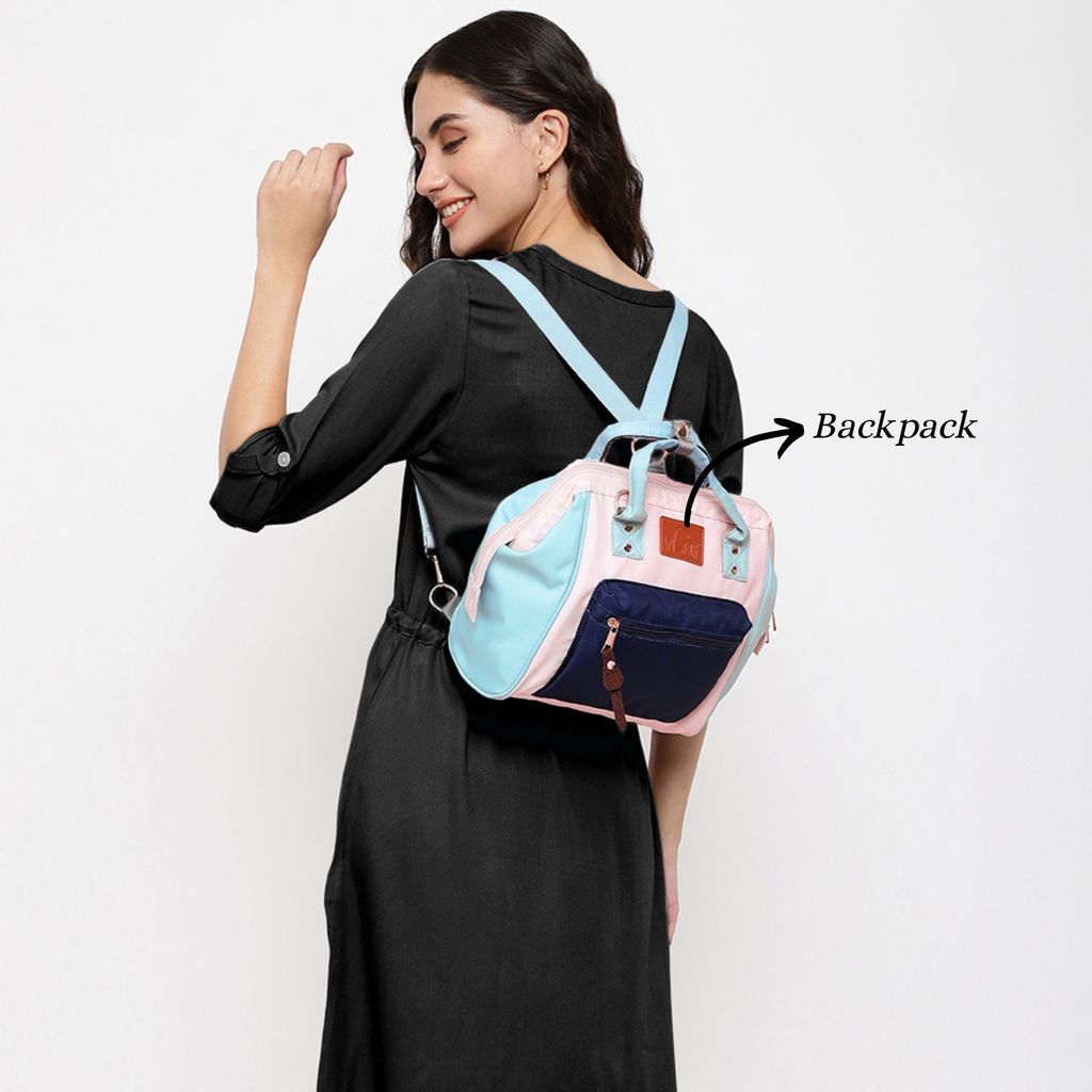 VISMIINTREND Diaper Bags for Mom | Travel Maternity Backpack Bags | Water Resistant | Premium Oxford Fabric | Gifts for Mom to Be | Baby Shower Gift