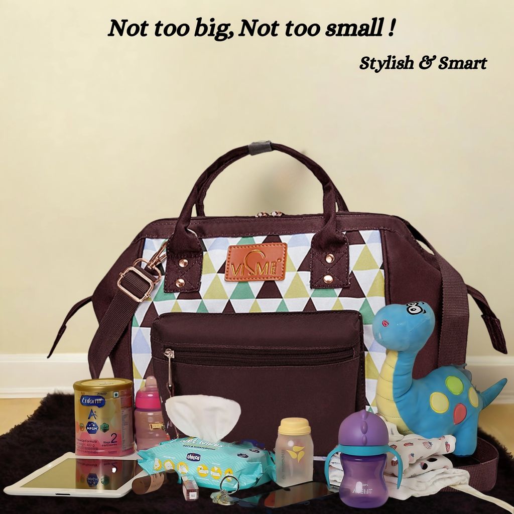 VISMIINTREND Diaper Bags for Mom | Travel Maternity Backpack Bags | Water Resistant | Premium Oxford Fabric | Gifts for Mom to Be | Baby Shower Gift