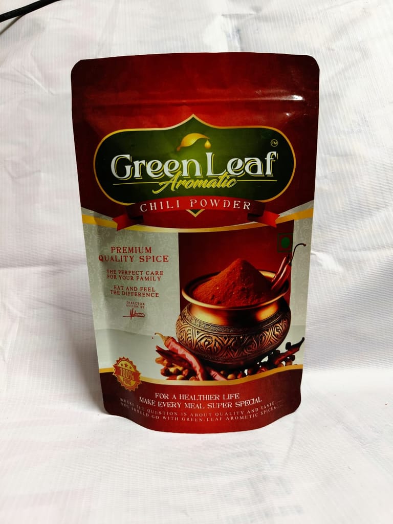 Green Leaf Aromatic 100% Pure Premium Chili Powder - 250gm