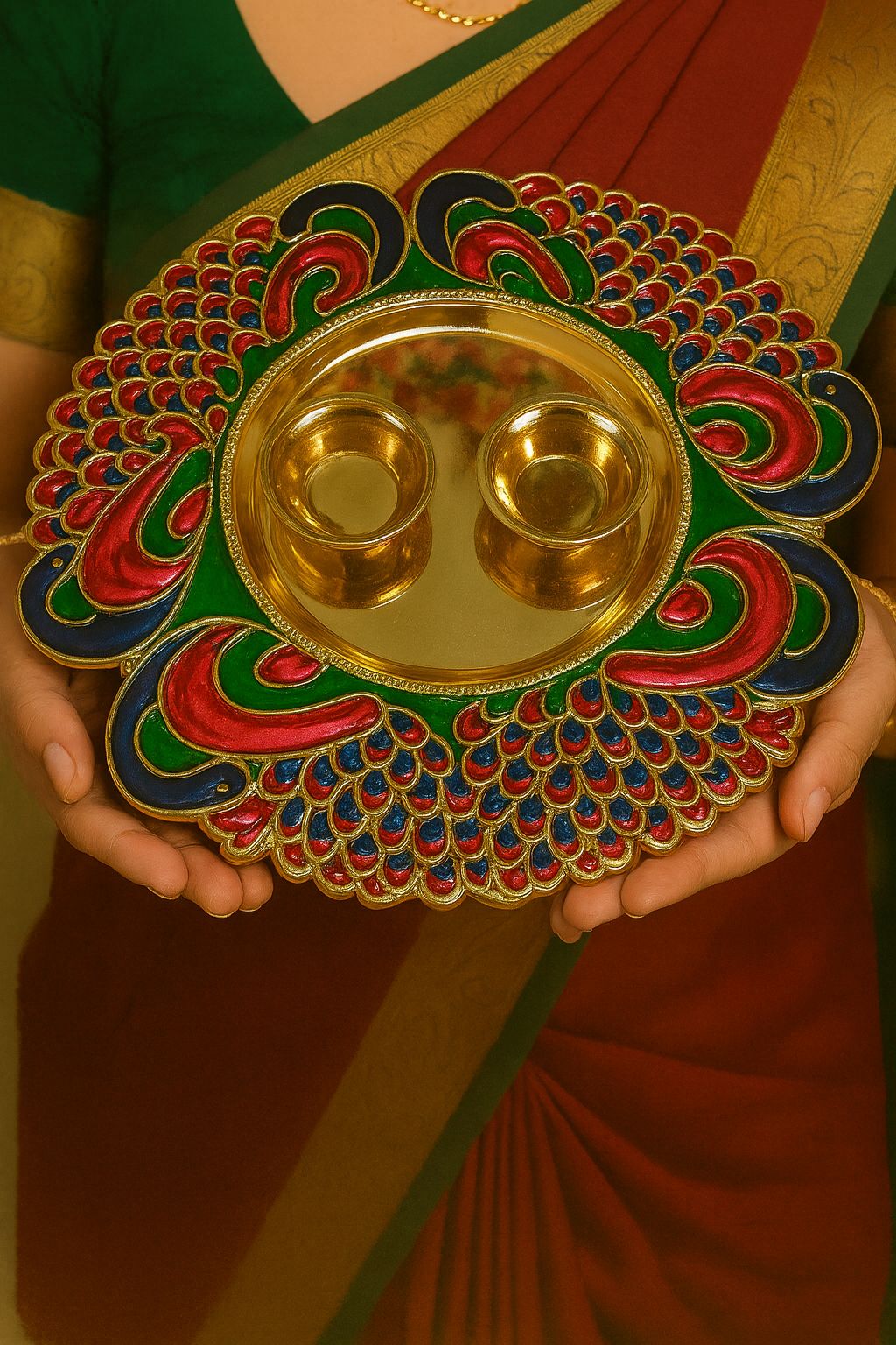 Puja Thali Brass