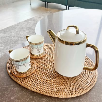 RATTAN OVAL RATTAN PLACEMAT (LARGE)