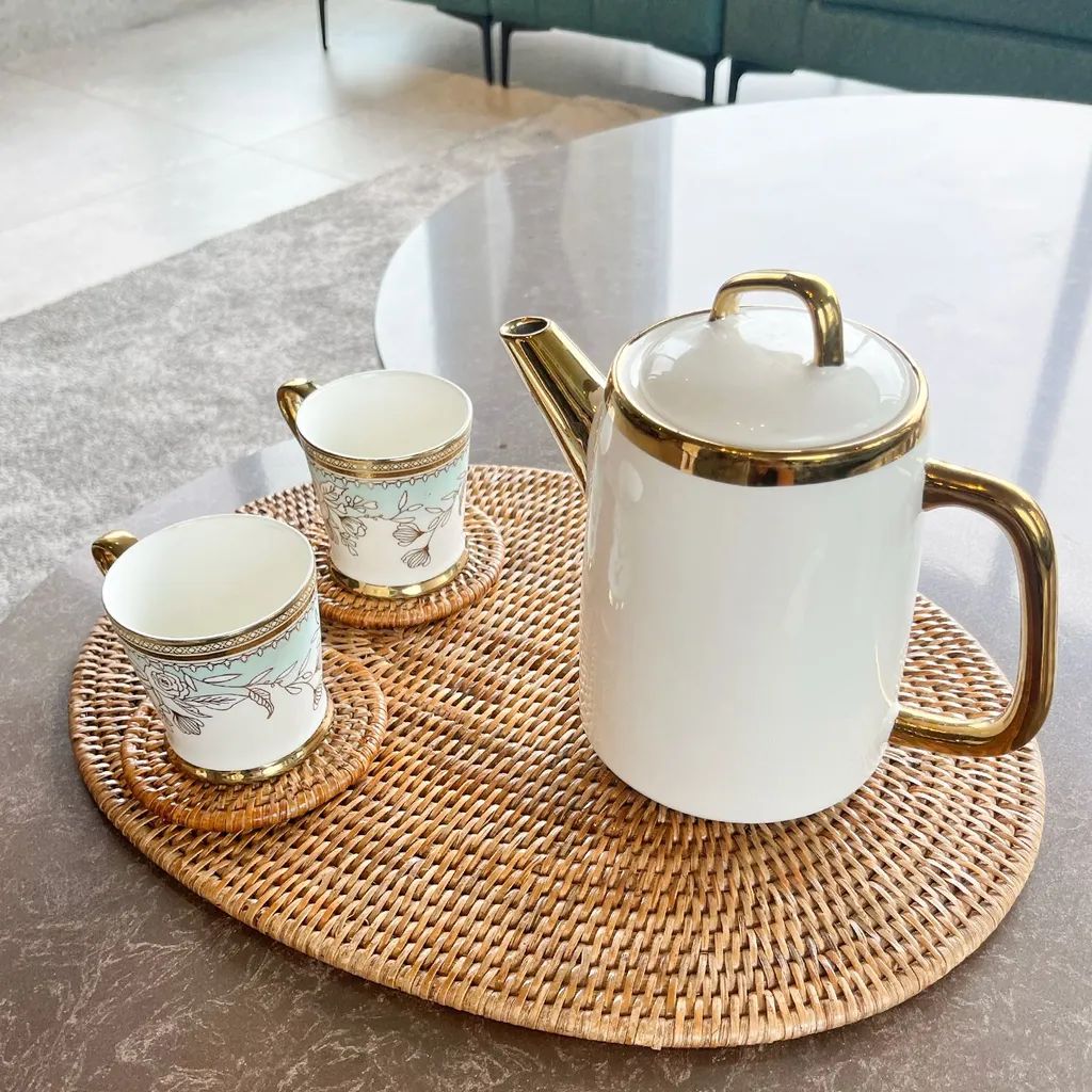 RATTAN OVAL RATTAN PLACEMAT (LARGE)