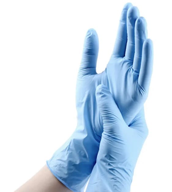 SARA+CARE Nitrile Examination Gloves (Pack of 100 Pcs)