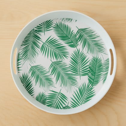ECOCASK Bamboo Kitchen Tray -Tropical Design-Eco Friendly-Large