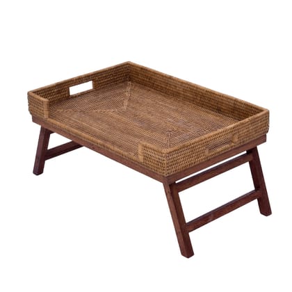 RATTAN BREAKFAST TRAY