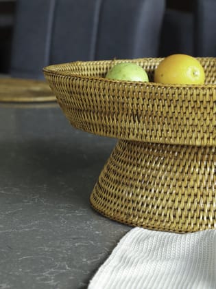 Rattan Fruit Bowl S