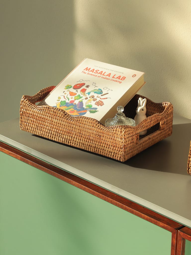 RATTAN LACE TRAY (3 PCS Set)