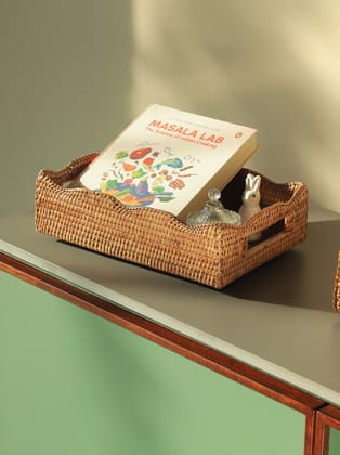 RATTAN LACE TRAY (3 PCS Set)