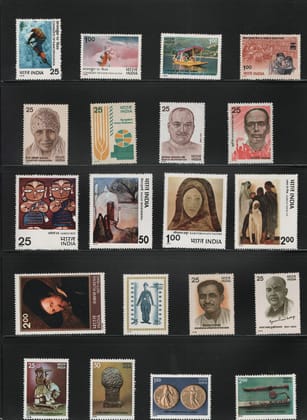 Shobhaphila's Indian MNH Commemorative Year Pack Stamps of 1978 ( 34 Stamps)
