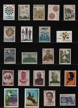 Shobhaphila's Indian MNH Commemorative Year Pack Stamps of 1980 ( 39 Stamps)