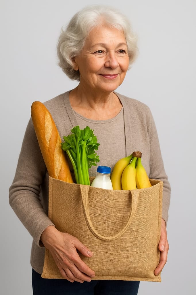 Natural Jute Handbag Eco-Friendly Tote Bag with Comfortable Handles