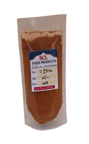 KAVALI SCL Food Products Idli Karam Powder 100g - Authentic South Indian Spicy Chutney Podi