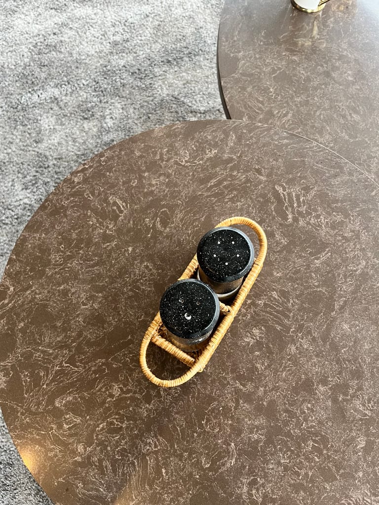 Rattan Salt and Pepper Tray