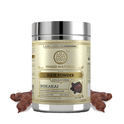 Khadi Natural Organic Shikakai Powder For Hair Wash - 150gm