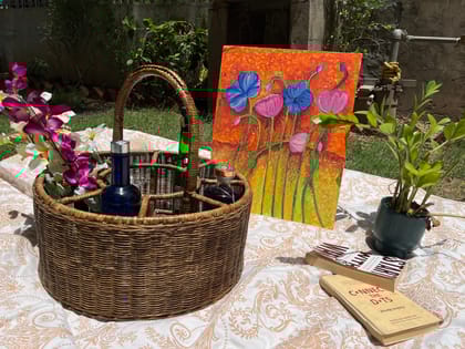 Rattan Wine Core Carrier